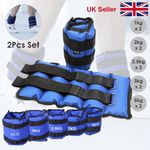 Ankle Wrist Weights Strength Training Fitness Gym Exercise Running Leg Straps UK