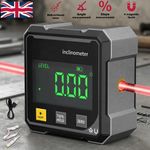 Magnetic Digital Angle Gauge Finder With Laser Inclinometer Level Meter UK