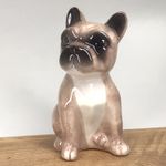 French Bulldog piggy bank ceramic Money Box novelty Frenchie lover gift, boxed