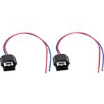 For Renault Dacia 2 Pin Connector Number Plate License Lighting Lamp Light -2PCS