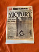 SAS Storm Iranian Embassy May 6 1980 Newspaper Front Page Poster Man cave 