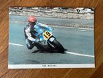 Mannin Collection Rob McElnea ( Suzuki ) Isle of Man TT Races Postcard