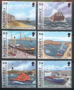 Alderney 2012 The History of Alderney Harbour set SG A467-A472 MNH mint