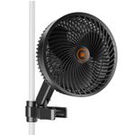 Spider Farmer 6" Grow Tent Clip Fan Oscillating Adjustable Tilt-Up APP Control