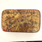 Tiger Brand No. 512 Tobacco Tin A.B. Svenska Tobaksmonopolet Metal Tin Box