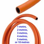 LENGTH OF 8mm (5/16") BORE LPG LP & NAT GAS ORANGE HIGH PRESSURE RUBBER HOSE
