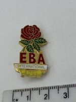 English Bowling Association EBA International 2001 Enamel Bowls Badge Rose