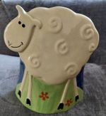 Vintage M&S St Michael  Sheep ornament pottery.   Marks and Spencer
