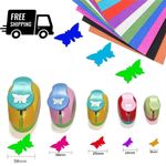 Butterfly Paper Hole Punch 8/16/25/38/50mm Scrapbooking DIY Tool