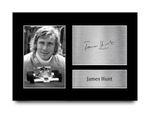 James Hunt Formula 1 Cool Gift Idea Signed Photo Prints for Fans of F1 Formula 1