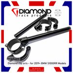 Diamond - Lightweight Clip On Handlebars - 55mm - For BMW M1000RR - 2023 Models