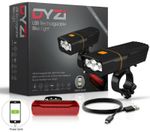 DYZI XRAY-3000 Rechargeable Bike Light Set 3000 Lumens USB Waterproof
