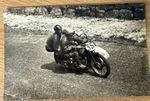 UNKNOWN       - MOTORCYCLE RACERS - VINTAGE  PHOTO