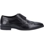 Hush Puppies Elliot Brogue Black Mens Full Grain Leather Shoes