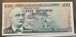 ICELAND - 1957 100 Kronur UNC Banknote