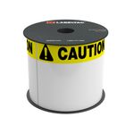 LabelTac Die-Cut Caution OSHA Header 3" x 5" to 4" x 6" for LabelTac 4 and Pro X
