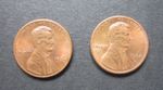 USA  PAIR OF VERY COLLECTABLE  SAME YEAR  LINCOLN ONE CENT COINS  1984 & 1984D