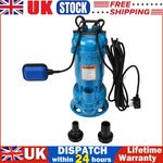 Flood Water Pump Heavy Duty for Clean or Dirty Flood Water 1100W 220V 16M 50HZ