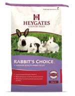 Heygates Rabbits Choice Pellets 20kg Premium Quality Rabbit Food Complimentary