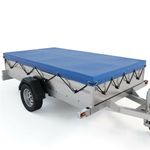 Deluxe 650gsm PVC Waterproof Hardwearing Trailer Cover 6' x 4' (187cm x 126cm)
