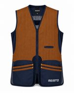 REISTO® Signature Clay Shooting Sporting Skeet Vest - Tan/Navy