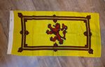 Vintage Scottish Flag With Lion Rampant Woven Cloth Material 37" x 18" or 1 Yard