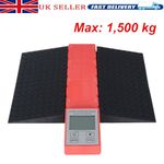 Caravan Scales 1500 kg | Vehicle Scales for Motorhome Including Matching Ramp