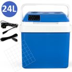 12V AC/DC 24L Portable Car Picnic Camping Travel Warmer & Cooler Box Mini Fridge