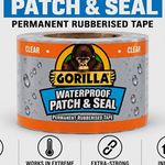 Gorilla Waterproof Patch & Seal Permanent Clear Rubberised Tape