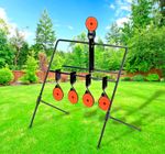 ARSUK 5-in 1 Air Rifle Shooting Swing Target Holders BB Airsoft Gun Pellets 15cm