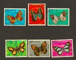 Panama. 1968. Butterflies, full set, used