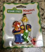 Sesame Street Refrigerator Magnet Bert & Ernie Jim Henson NEW VTG 1998 RARE 