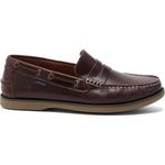 Chatham Shanklin Mens Oxblood Leather Deck Boat Shoes Loafers Size 8-15