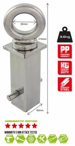 MAMMOTH Security Motorcycle Bike Bicycle Cycle CONCRETE IN GROUND ANCHOR