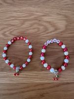 1x Wigan Warriors Rugby League Handmade Girls Stretch Cherry Charm Bead Bracelet