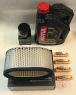 Service Kit for GSXR600 97-00 GSXR750 96-99 SRAD Oil Spark Plugs Air Oil Filters