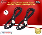 2X Original Easycut, Doner Kebab Slicer Genuine Cable 3 Pin Cutter right price