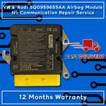 VW Golf And Audi 5Q0959655AA Airbag ECU No Communication Postal Repair Service