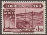 EDSROOM-23289 Peru C58 MNH 1938 High Value Public Works Lima