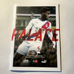 Crystal Palace v Derby County  5/01/2020 FA Cup Football Programme