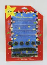 Christmas  Village Accessories Icicles Wreaths Garland Mini Decor Set Model
