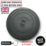 12" Rubber Turntable Slipmat 3mm Universal Technics Stanton Pioneer Slip Mat