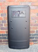 RARE Metal Ex Police Army Riot Shield Public Order Protective Armadillo Airsoft