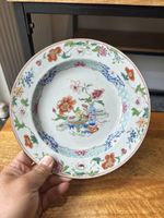 a 18th century chinese famille rose plate