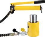 20T Hydraulic Cylinder Jack Porta Power Ram Hydraulic Hand Pump Single Acting
