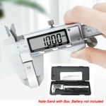 150mm Digital Vernier Caliper 6'' Stainless Steel Micrometer LCD Gauge Measuring