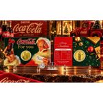 Coca Cola Santa Christmas 1/1000 Oz .999 Gold in Coin card