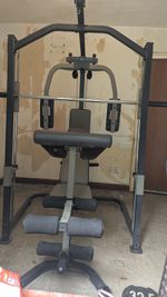 Marcy MP3100 Smith Machine with Inc/decline Bench with attachments etc 