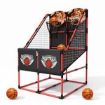 1 Piece Basketball Arcade Machine Dual Hoops Indoor Basketball Game Shooting