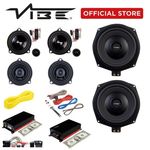 VIBE OPTISOUND BMW F30 F31 F34 3 Series Front & Rear Speaker Kit with with Amps